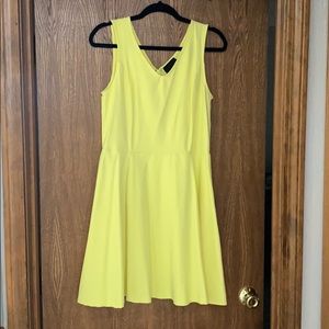 Cynthia Rowley yellow mini dress.